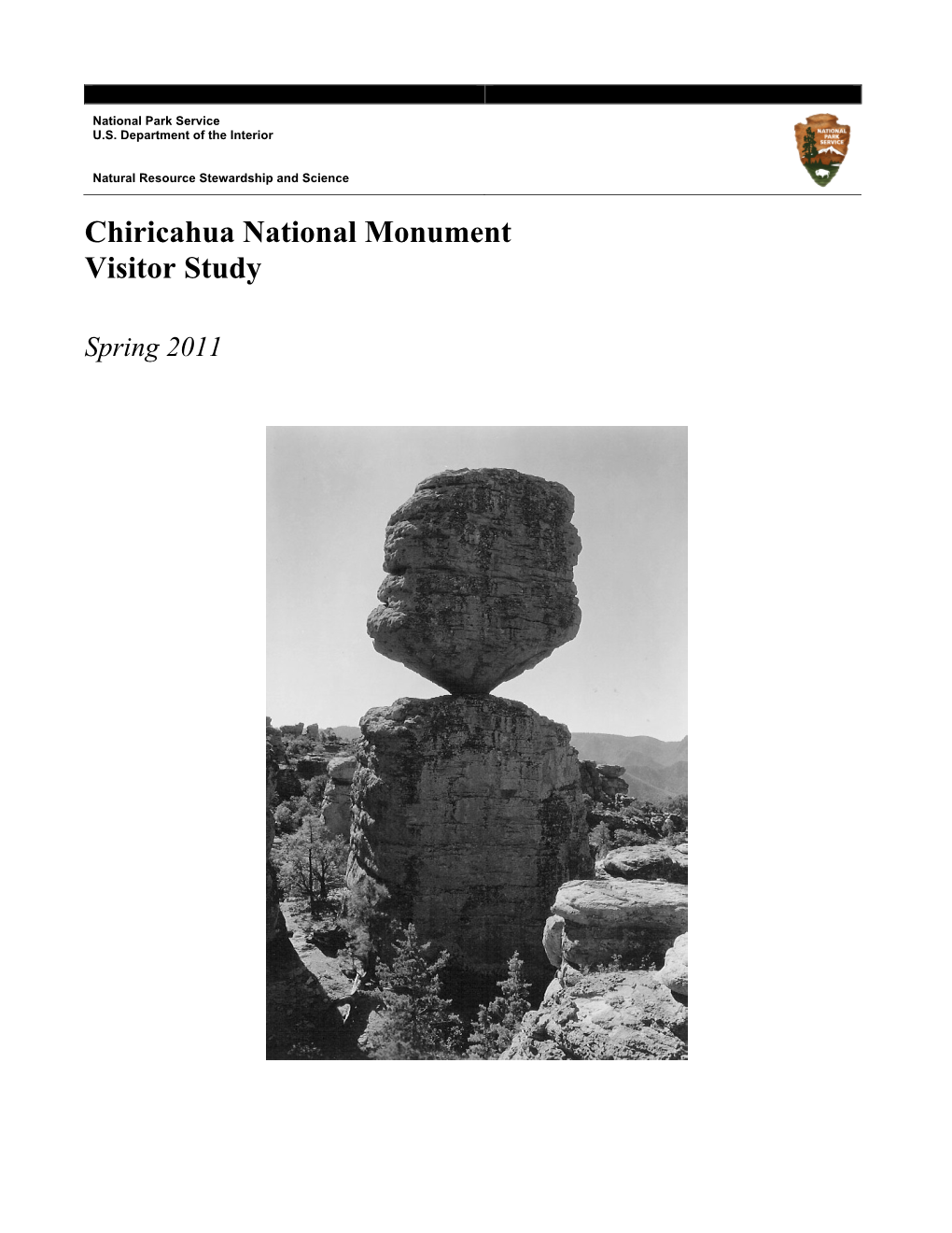 Chiricahua National Monument Visitor Study