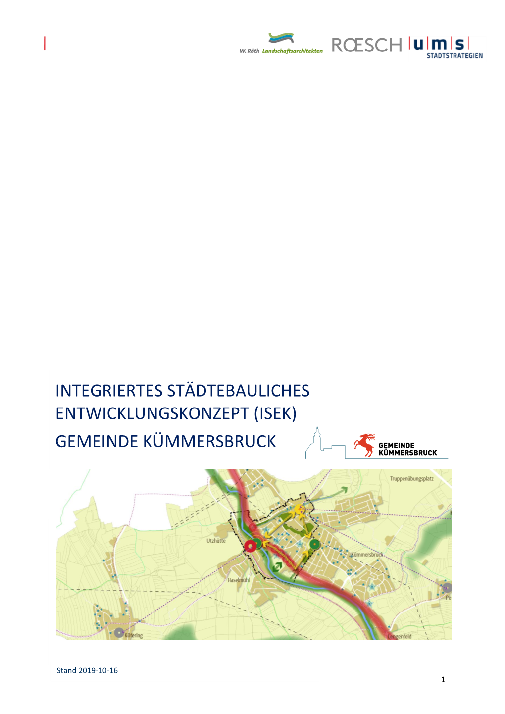 Integriertes Städtebauliches Entwicklungskonzept (Isek) Gemeinde Kümmersbruck