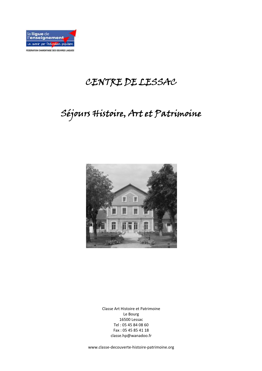 Brochure Lessac 2010