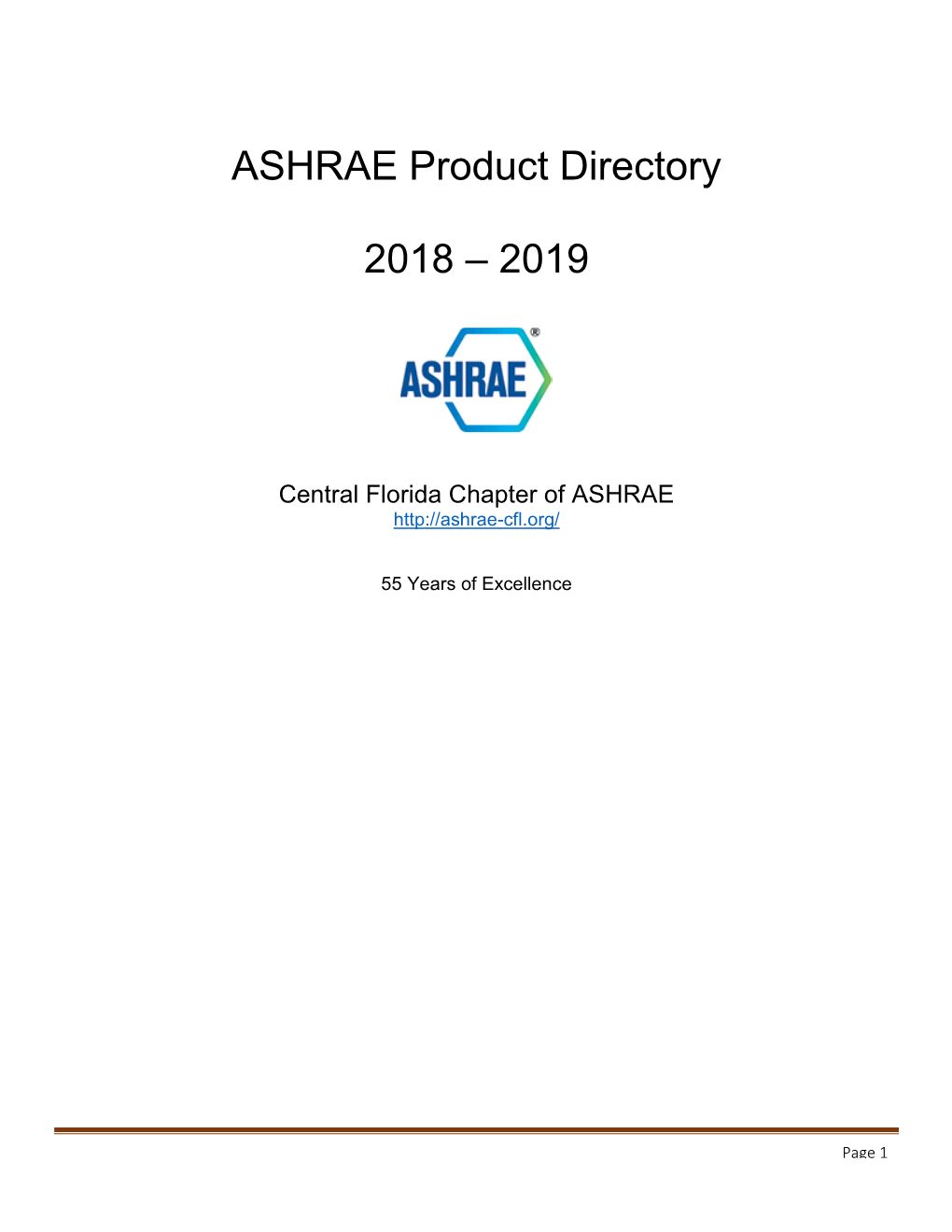 ASHRAE Product Directory 2018