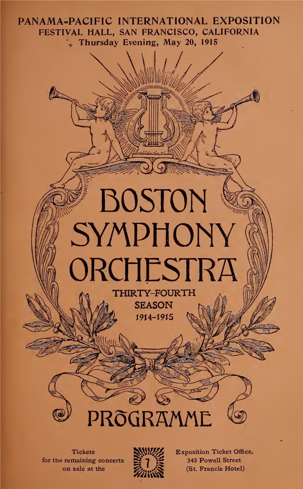 Boston Symphony Orchestra Concert Programs, Season 34, May 14 To