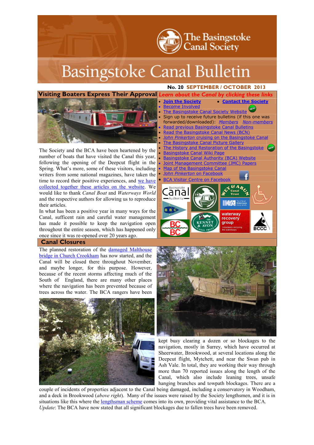 Basingstoke Canal Bulletin