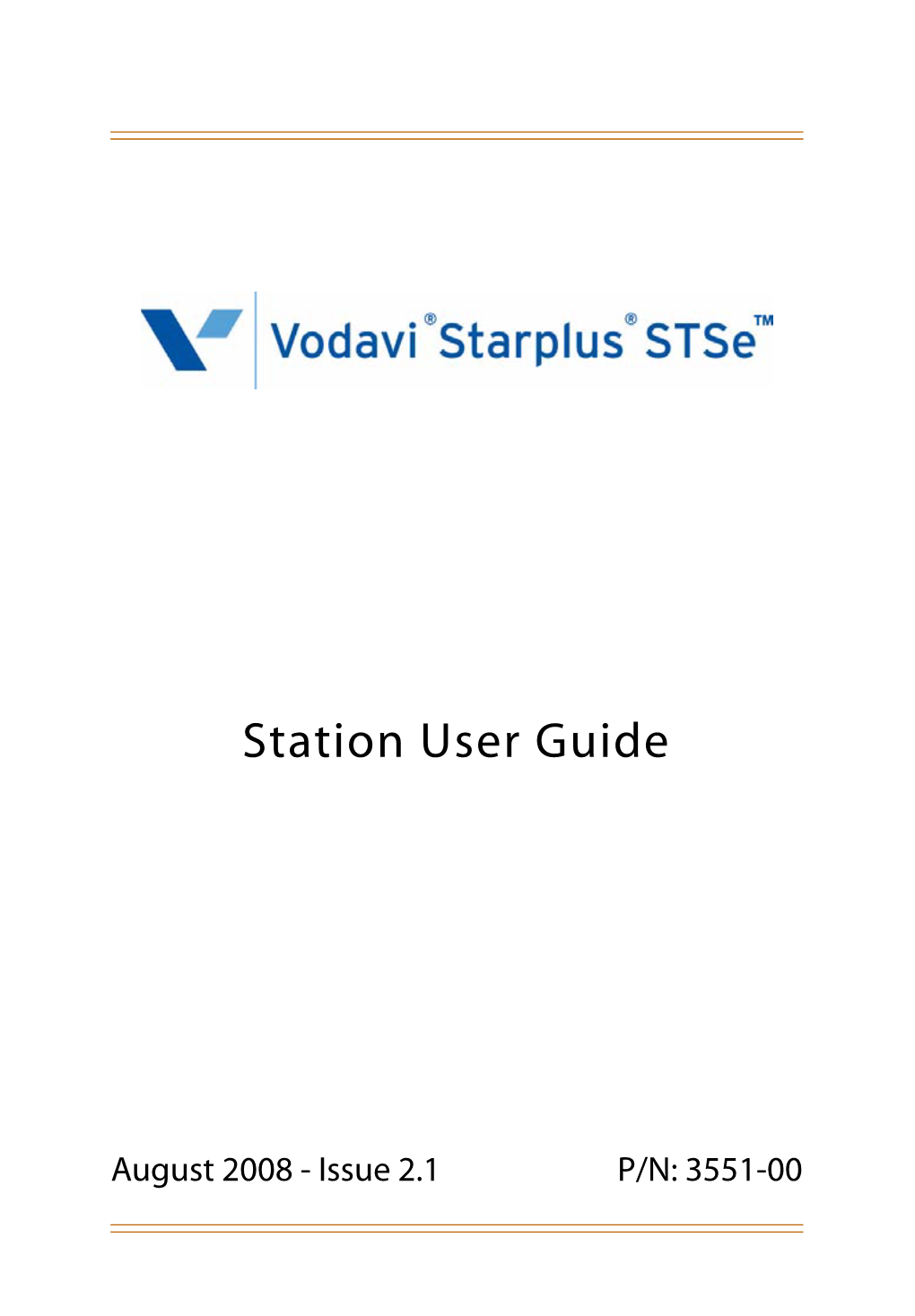 Starplus Stse Station User Guide