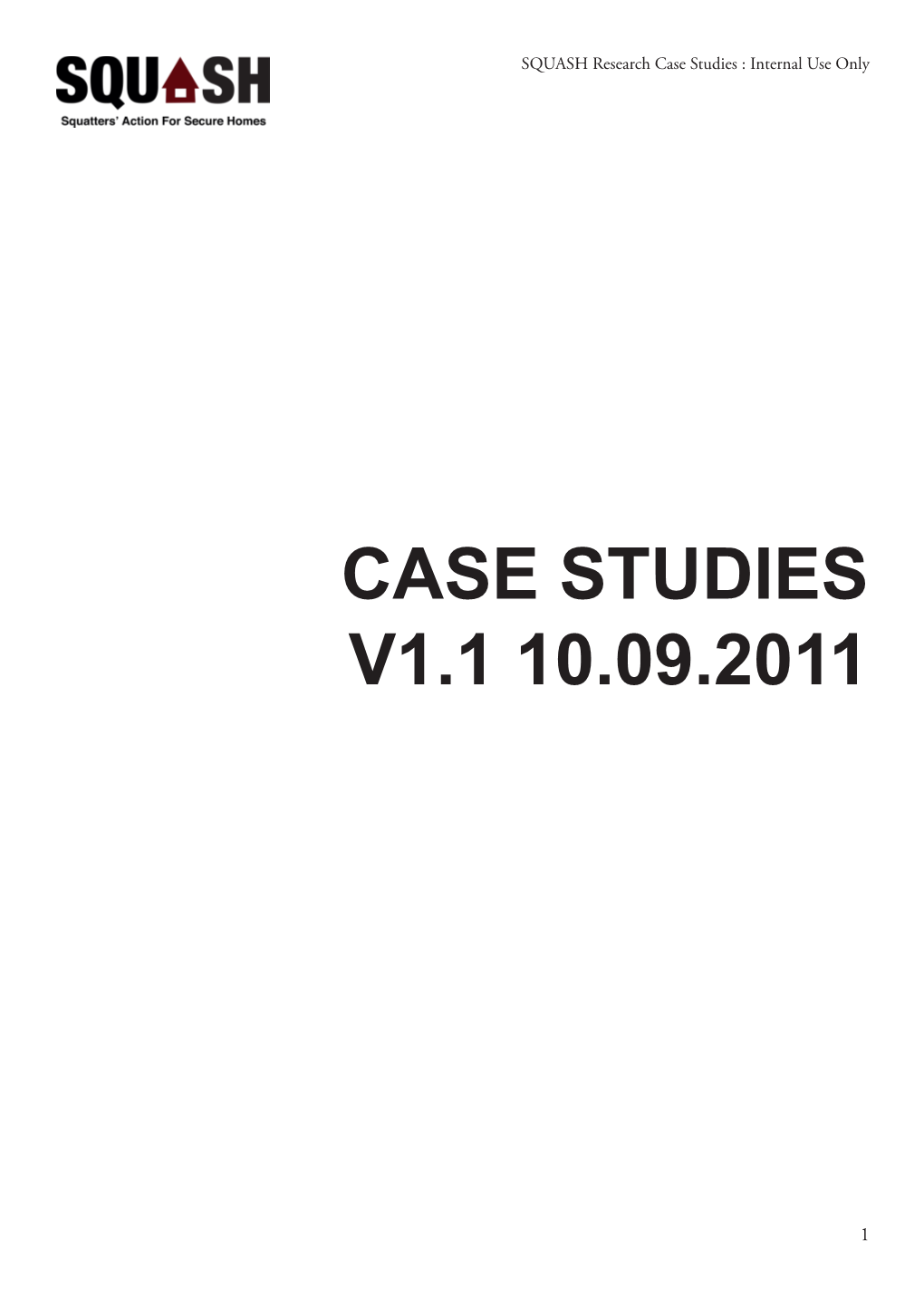 Case Studies V1.1 10.09.2011