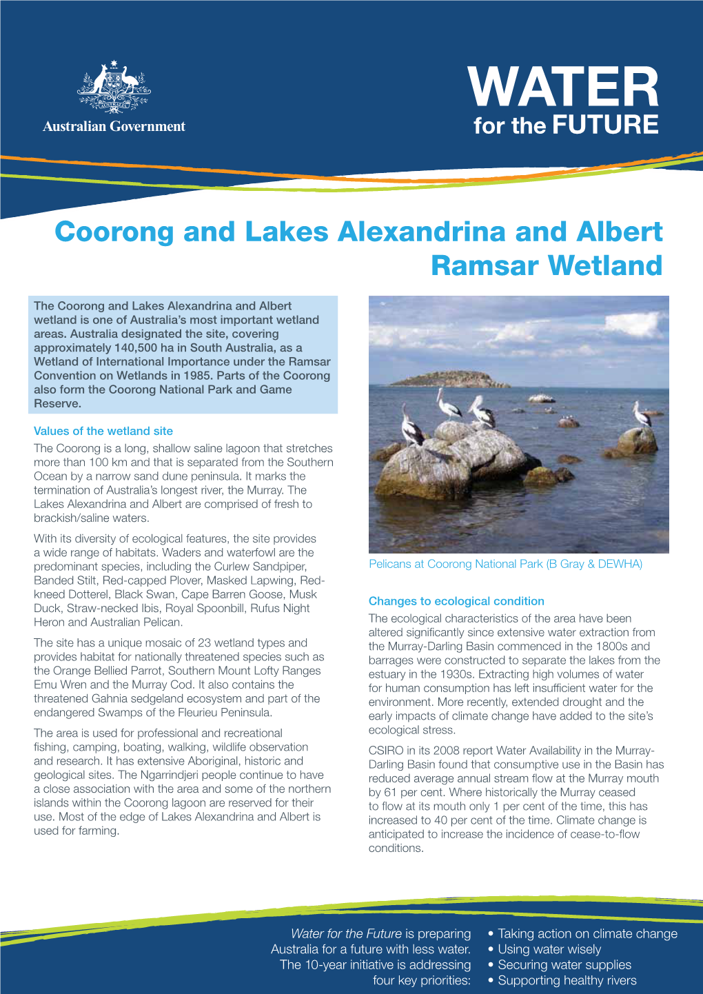 Coorong and Lakes Alexandrina and Albert Ramsar Wetland