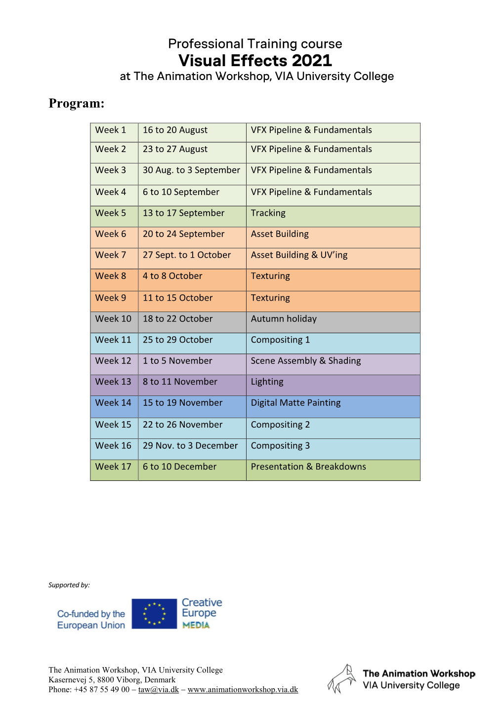 Full Course Program