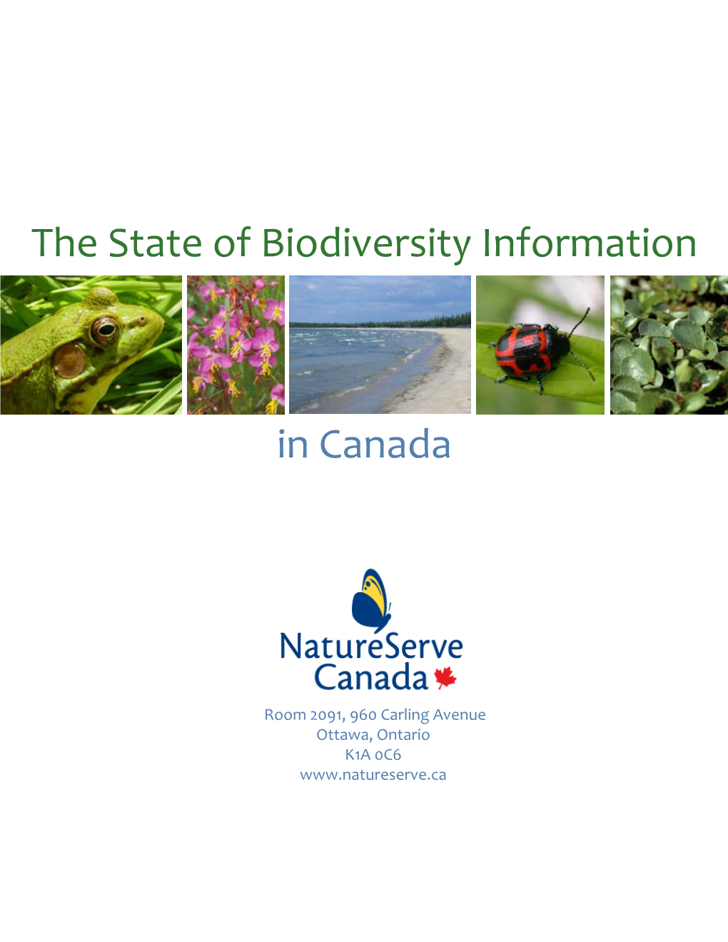 The State of Biodiversity Information in Canada