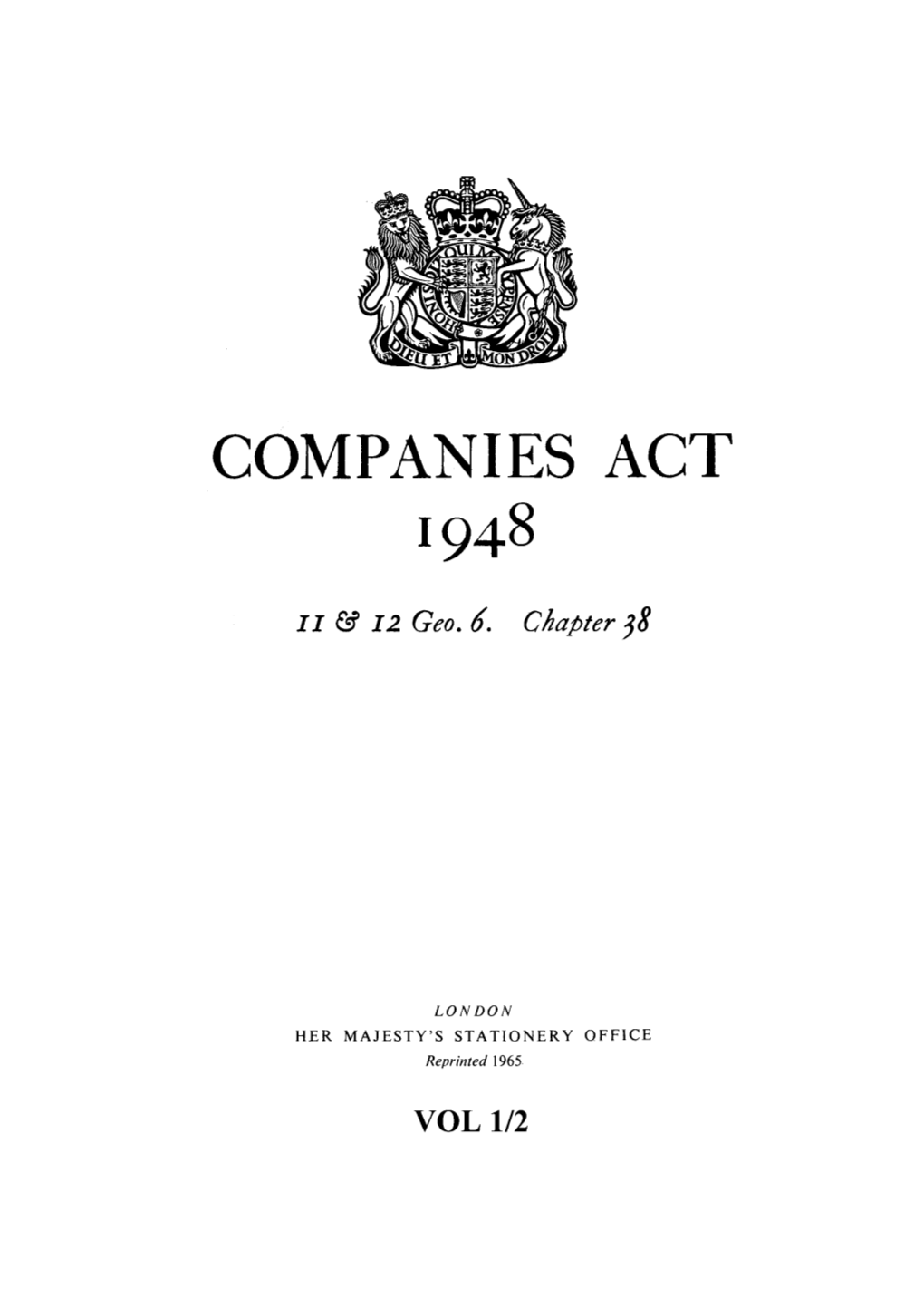 Companies Act 1948