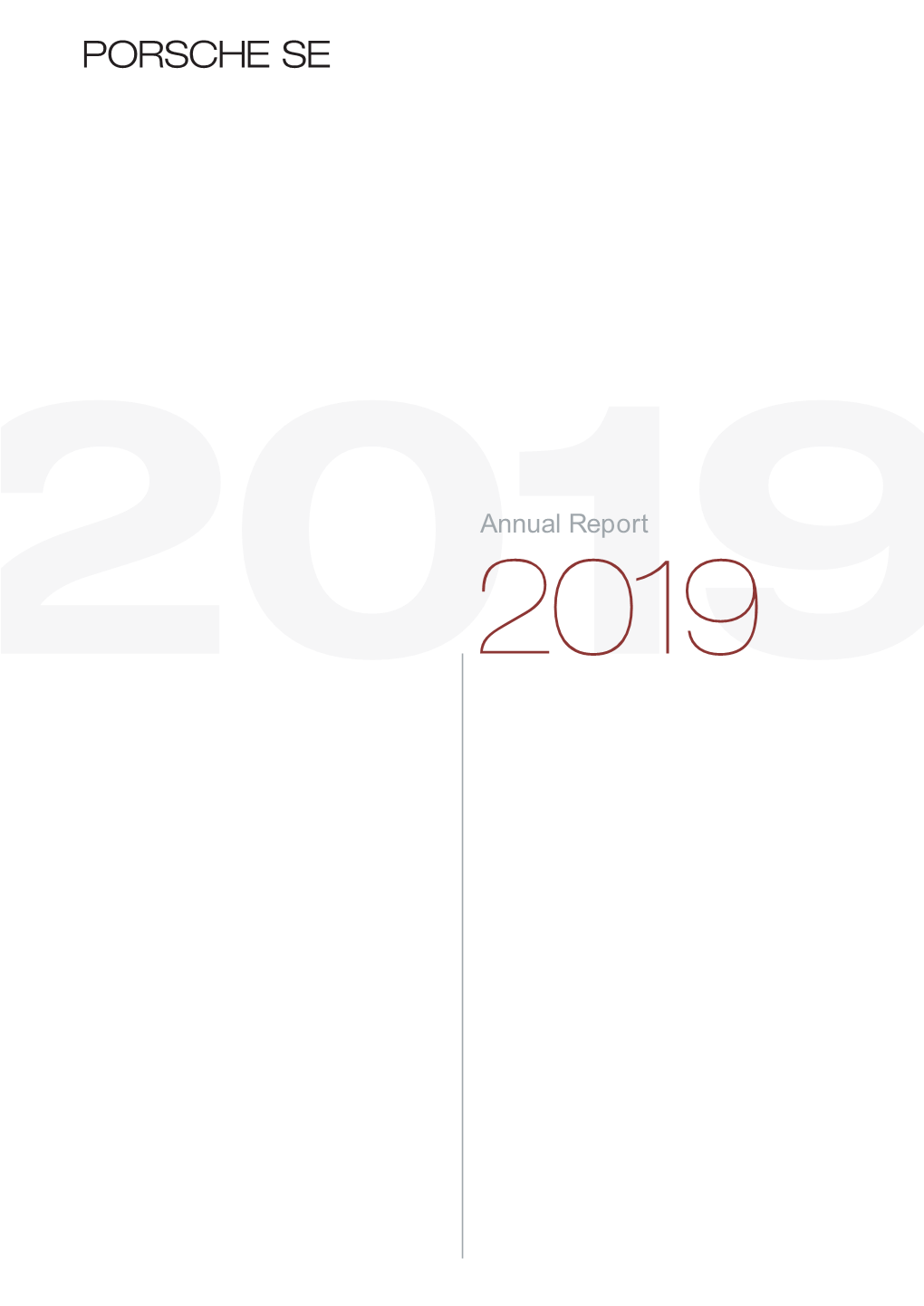 Annual Report for Fiscal Year 2019