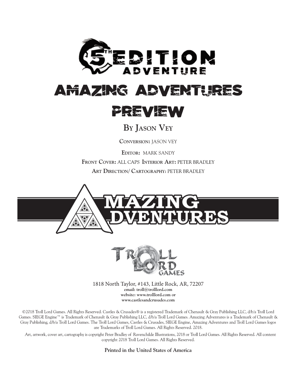 TLG 19Xxx 5E Amazing Adventure Preview.Indd