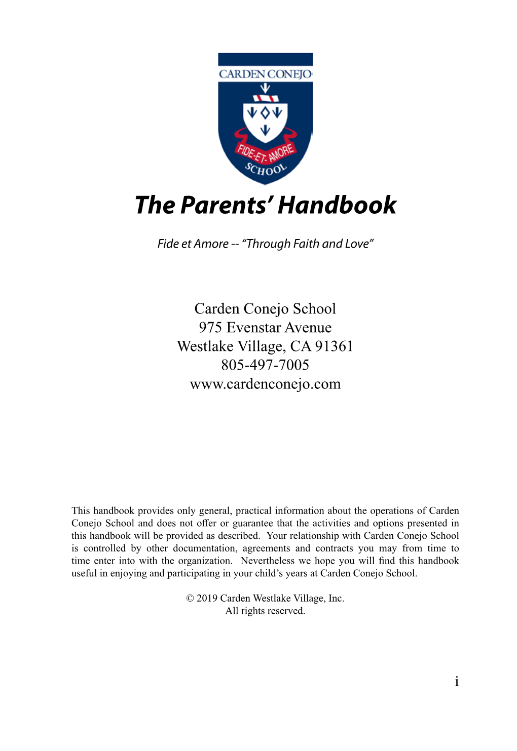 The Parents' Handbook