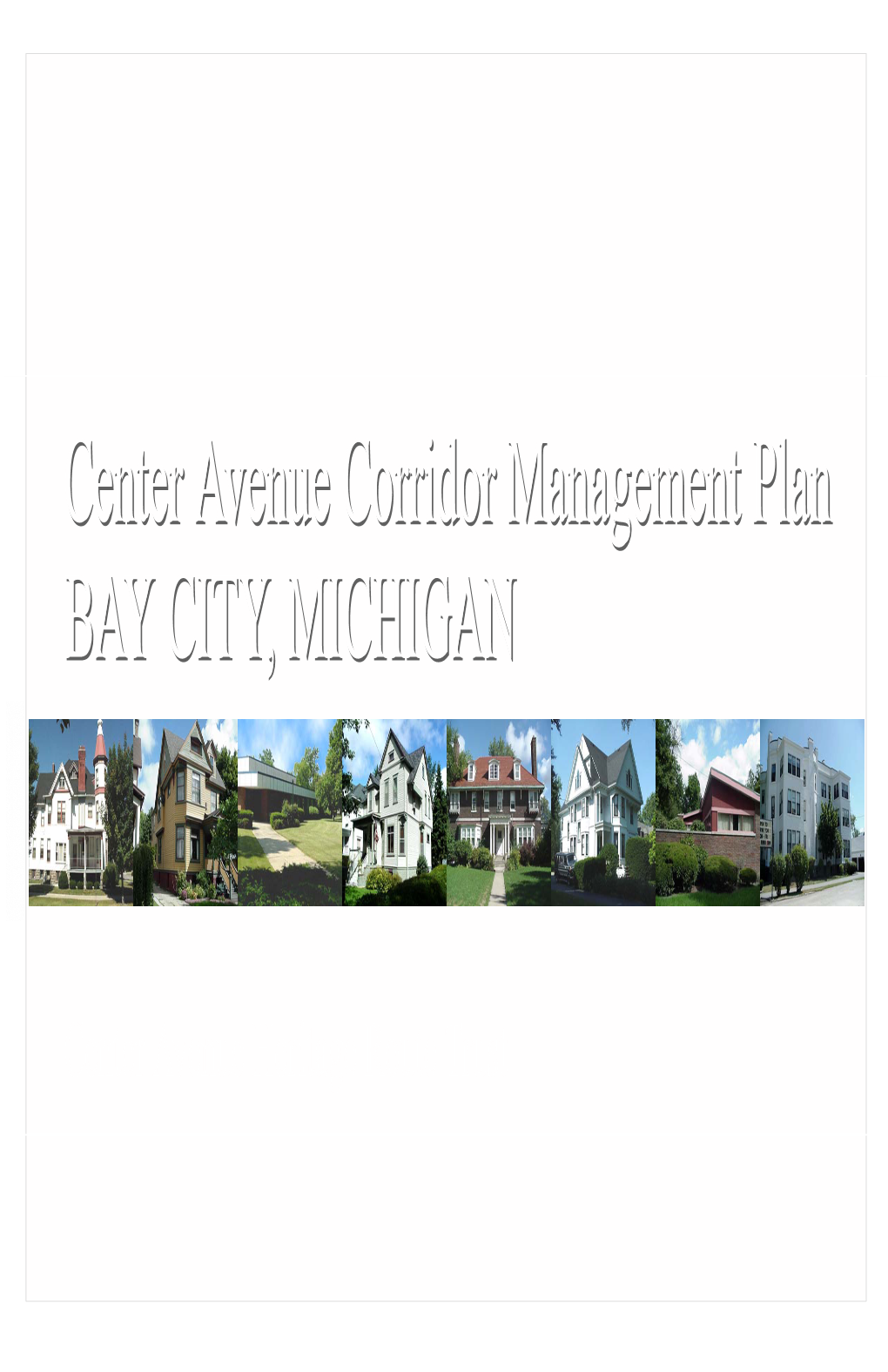 Center Avenue Corridor Management Plan