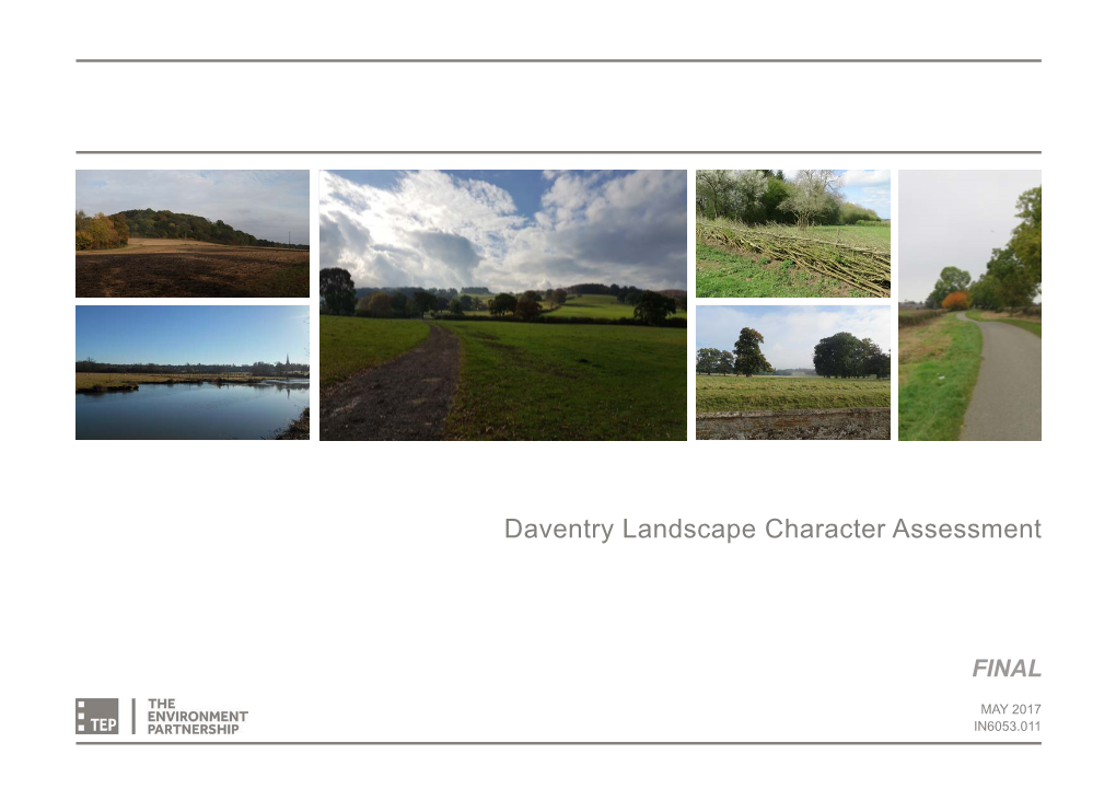 Daventry Landscape Character Assessment