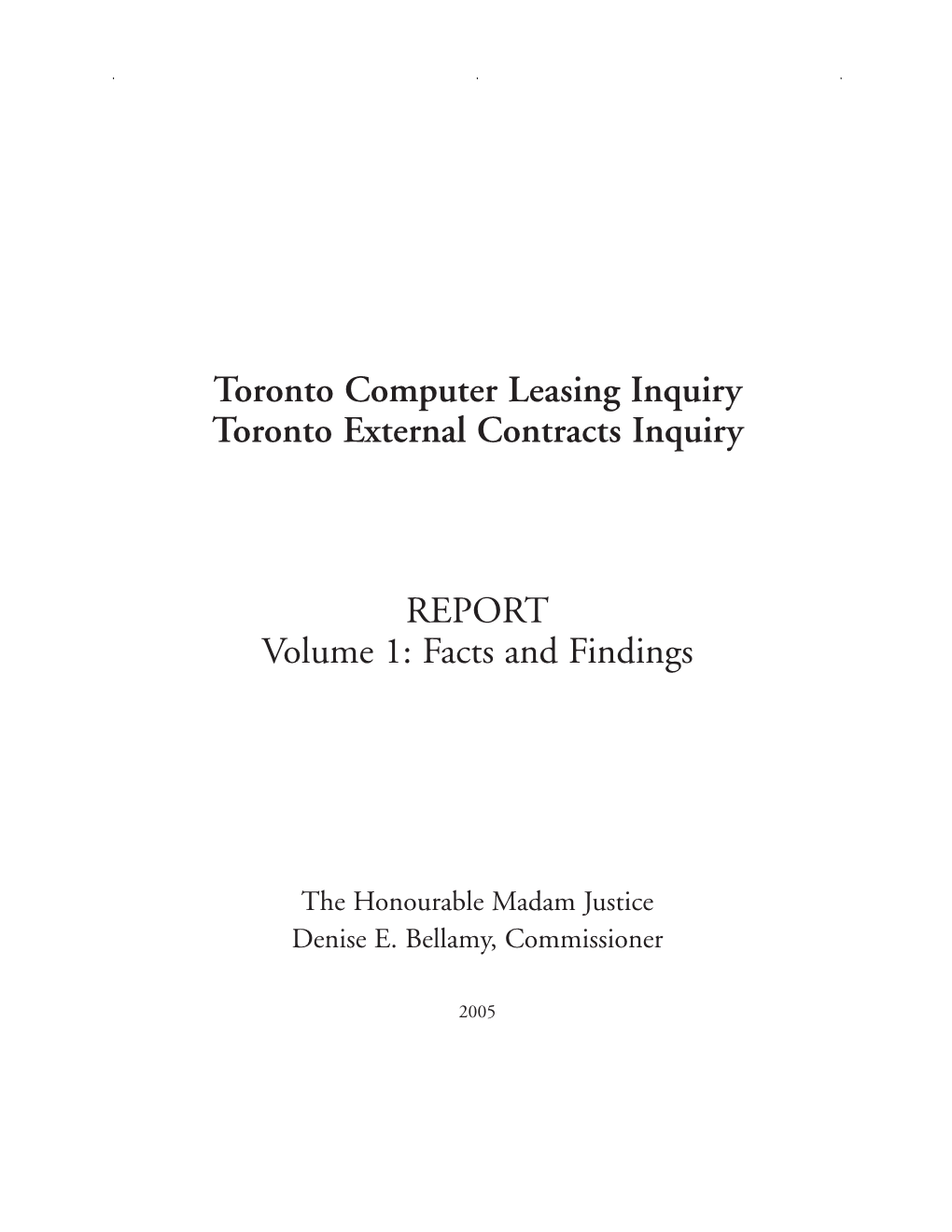 Toronto Computer Leasing Inquiry Toronto External Contracts Inquiry