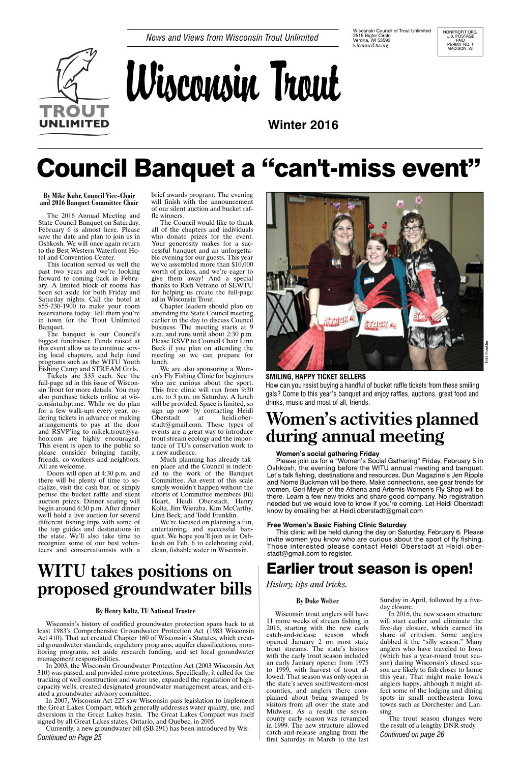 Council Banquet a “Can't-Miss Event”