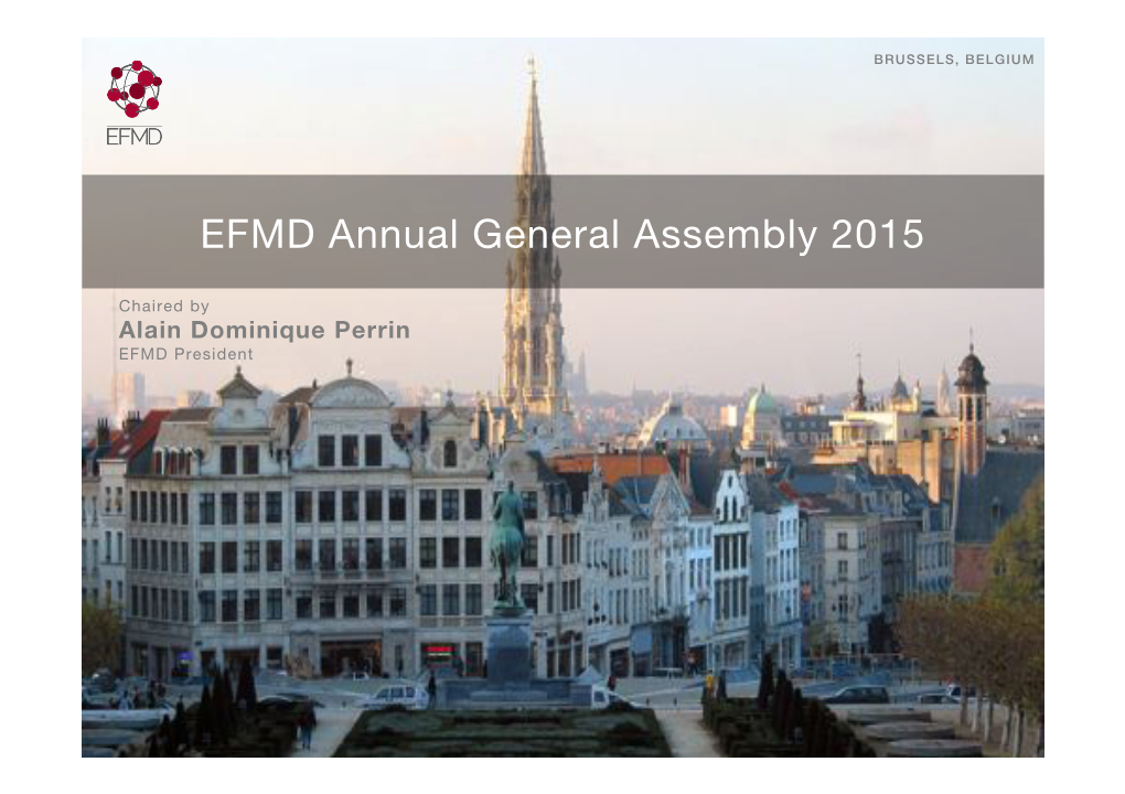 2015 EFMD General Assembly