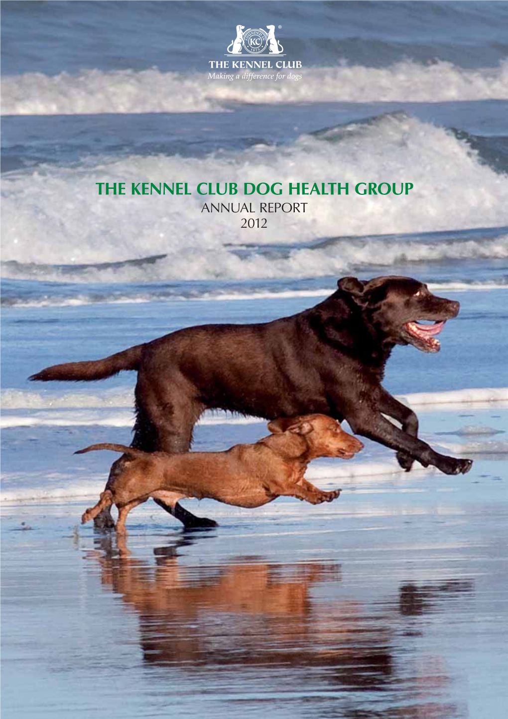 The Kennel Club Dog Health Group Annual Report 2012 Annual Report 2012 the Kennel Club Dog Heath Group