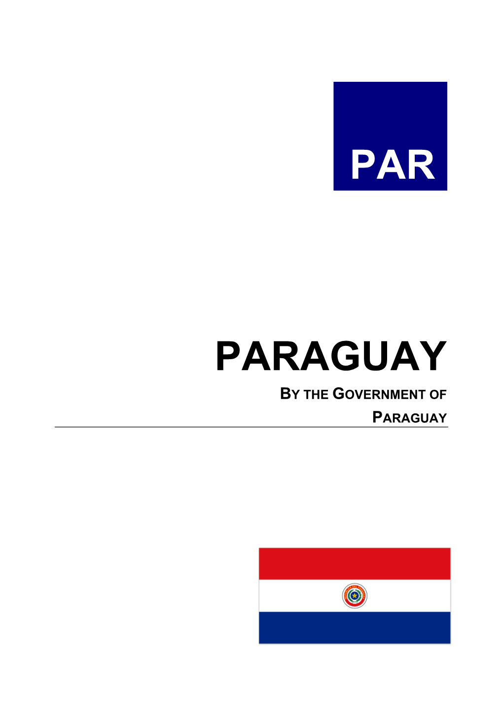 Paraguay Country Chapter in the UNHCR Resettlement