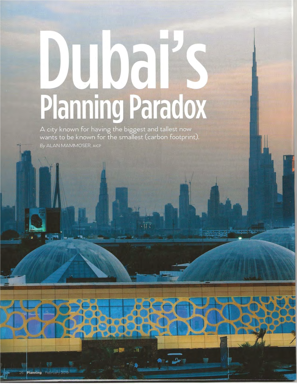 Dubai's Planning Paradox