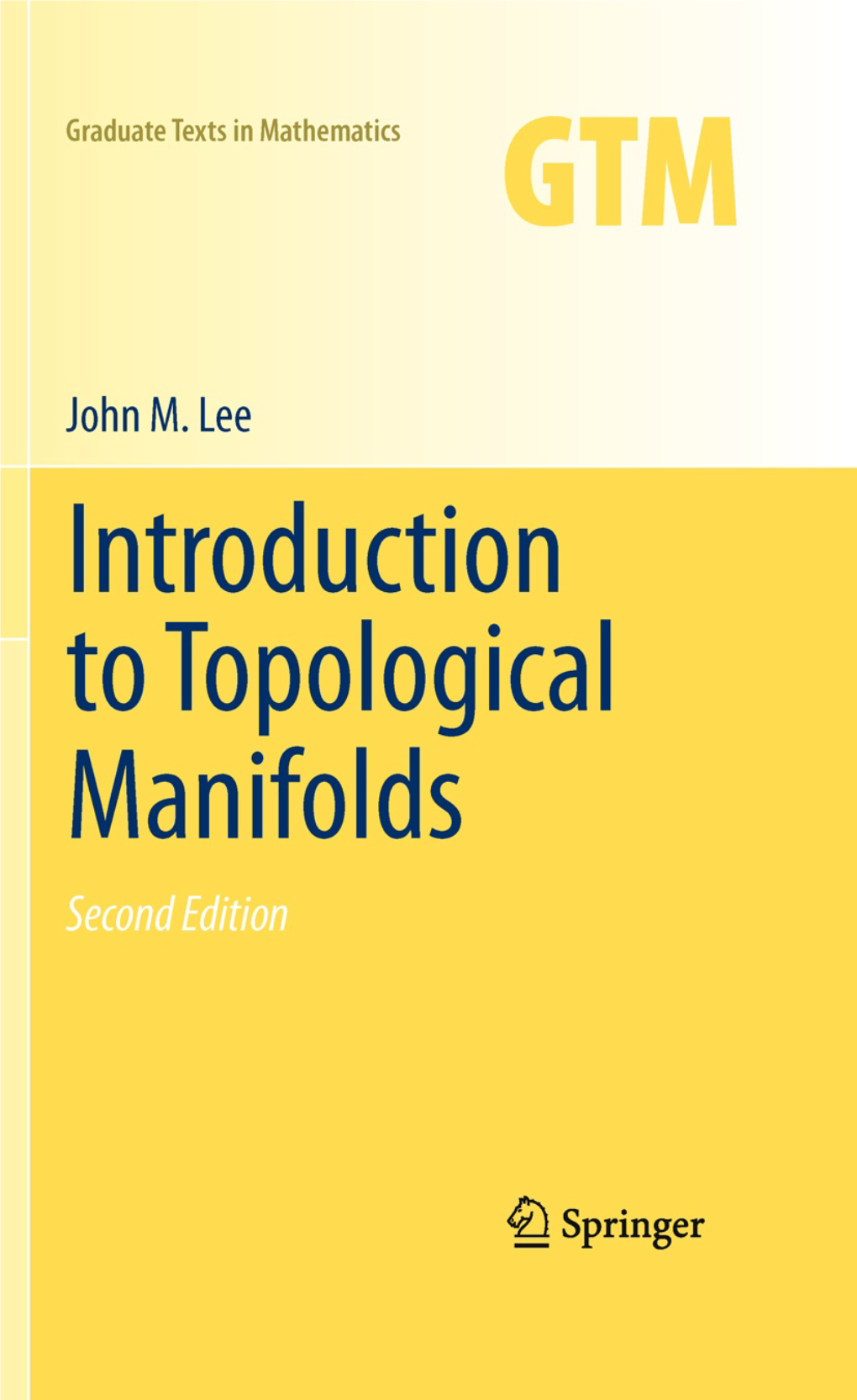 Introduction to Topological Manifolds (Second Edition)