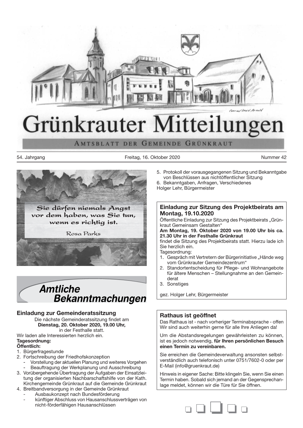 Amtsblatt KW 42