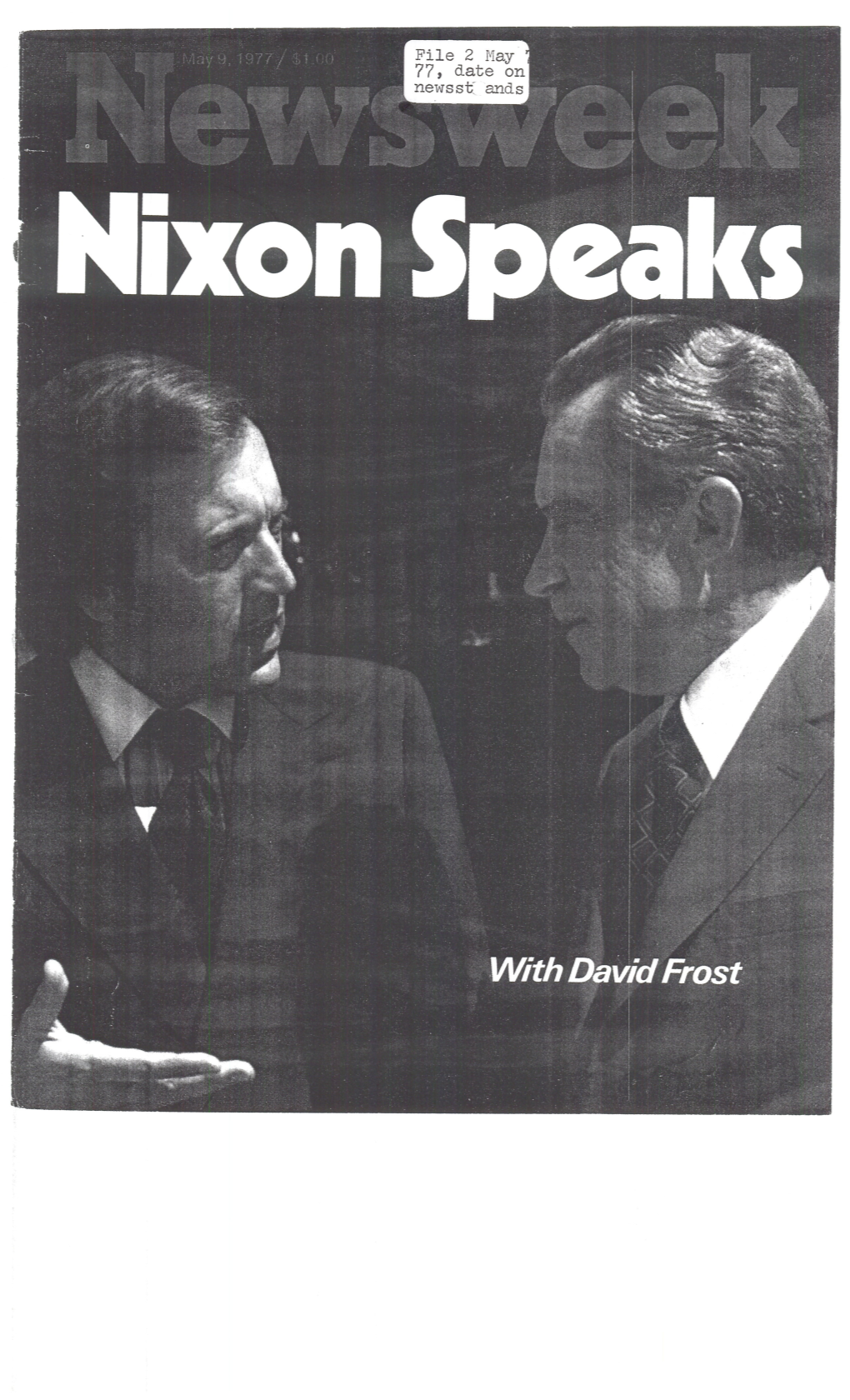File 2 May 77, Date on Lnewsst Ands Nixon Speaks Top of Theweek