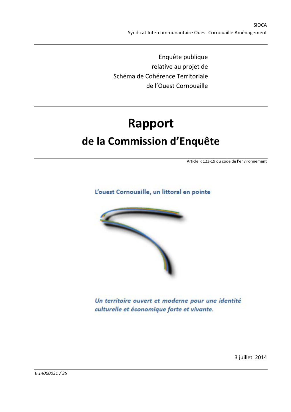 Rapport De La Commission D’Enquête