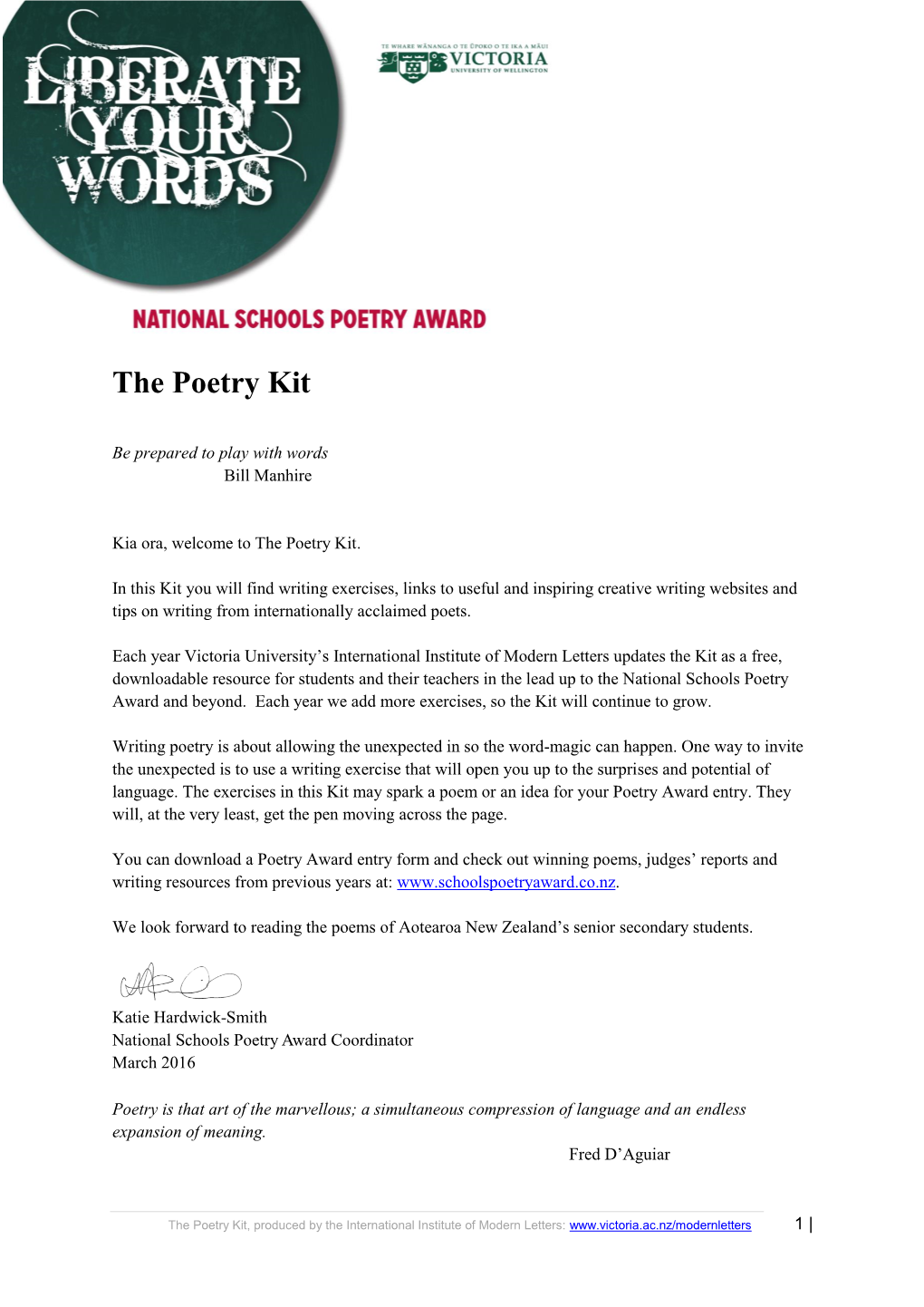 The Poetry Kit