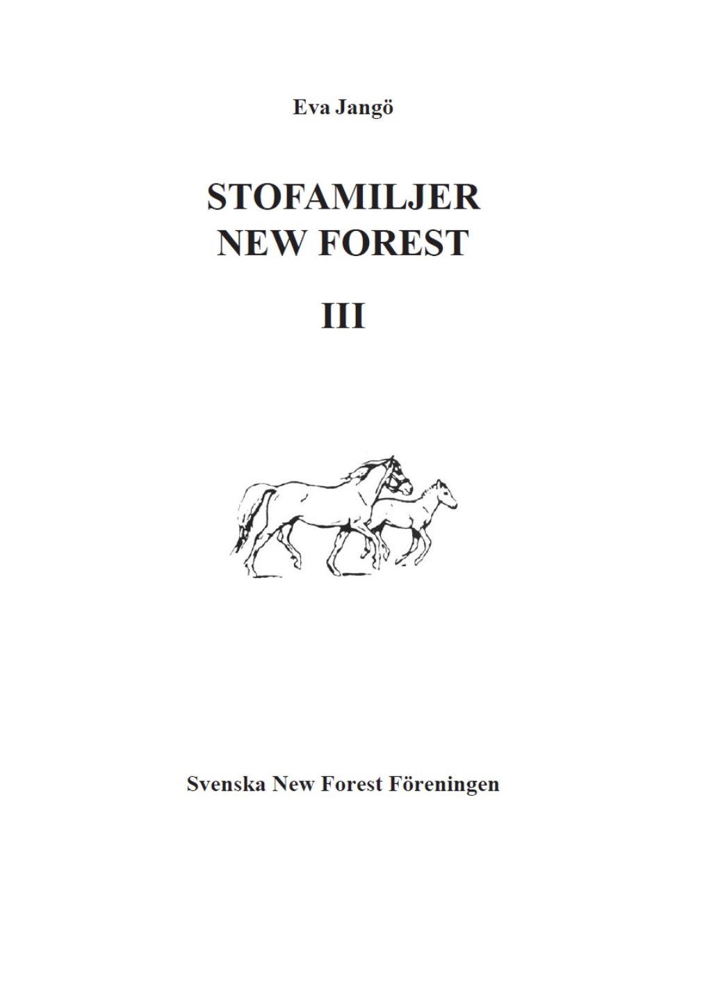 Stofamiljer New Forest III 2019