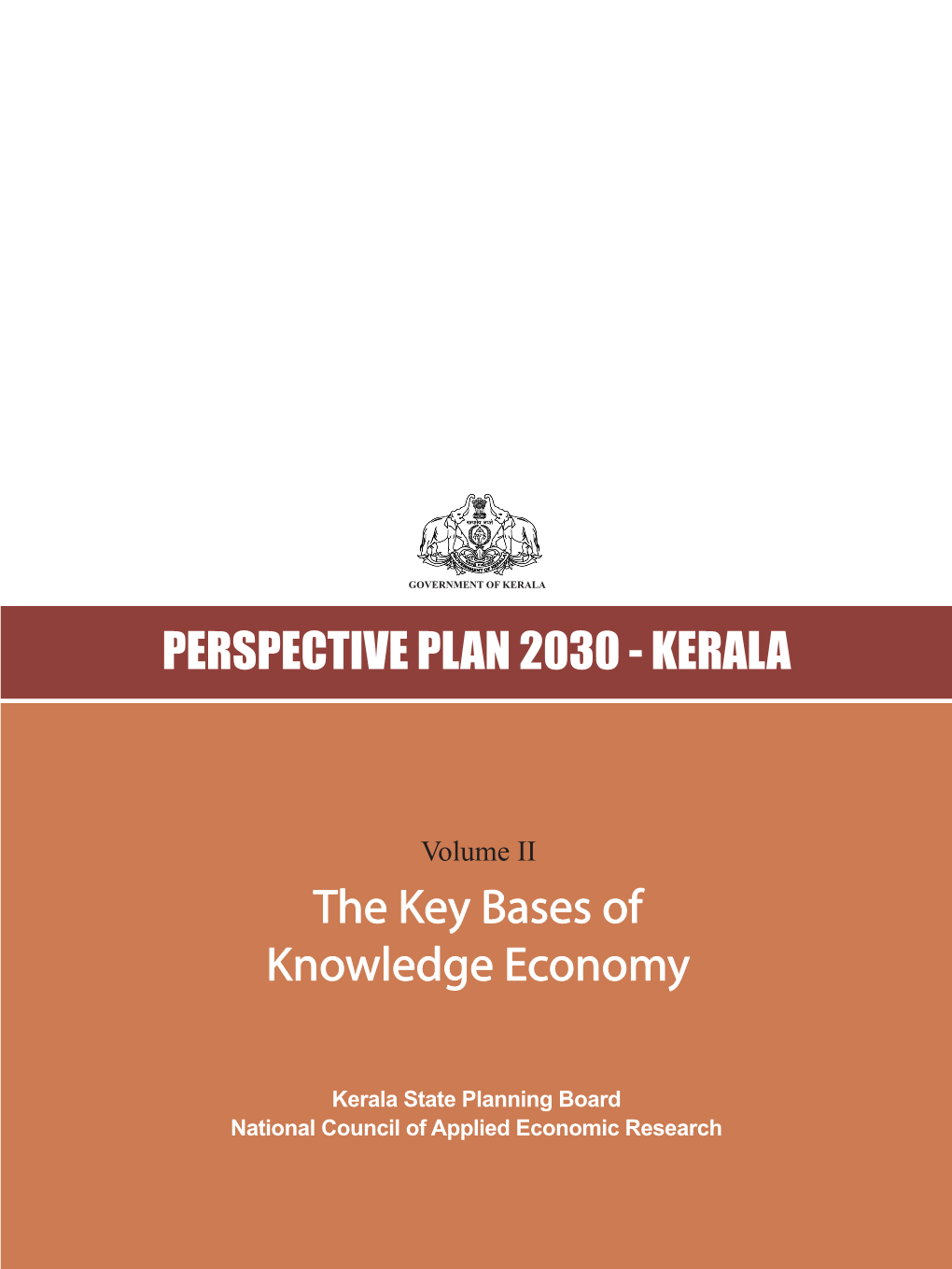 Perspective Plan 2030 - Kerala