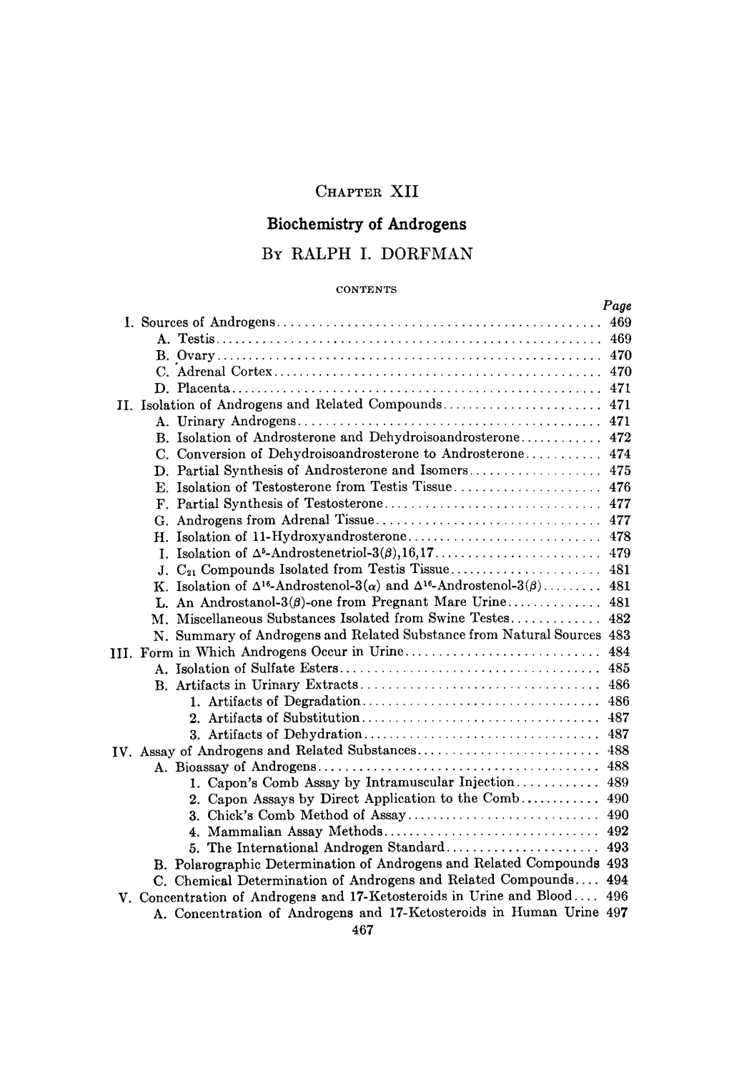 Biochemistry of Androgens