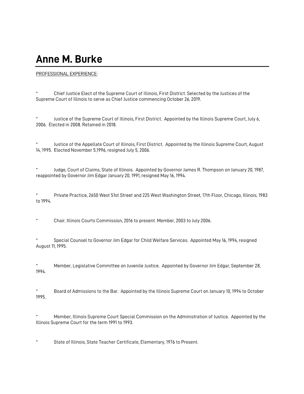 Anne M. Burke