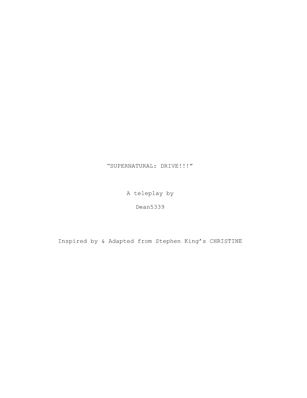 Script Maker Template