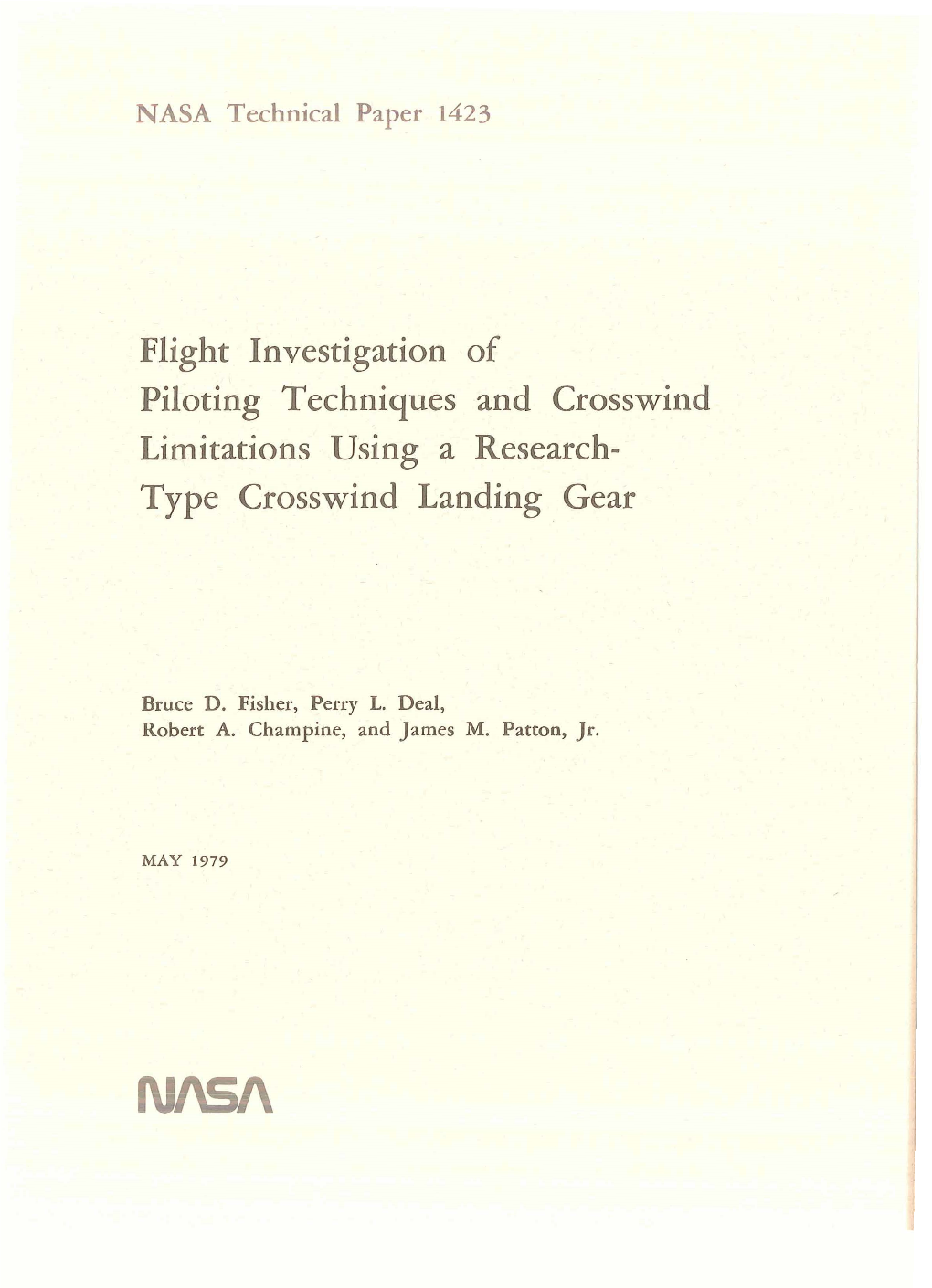 Type Crosswind Landing Gear