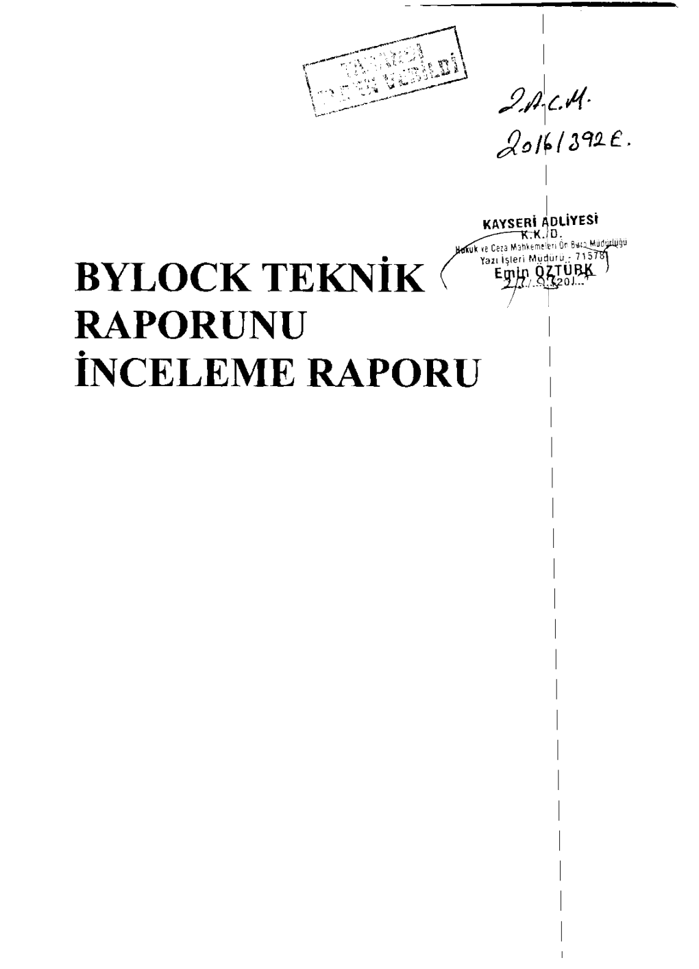 Bylock Raporu’Ndaki Çelişkiler 9