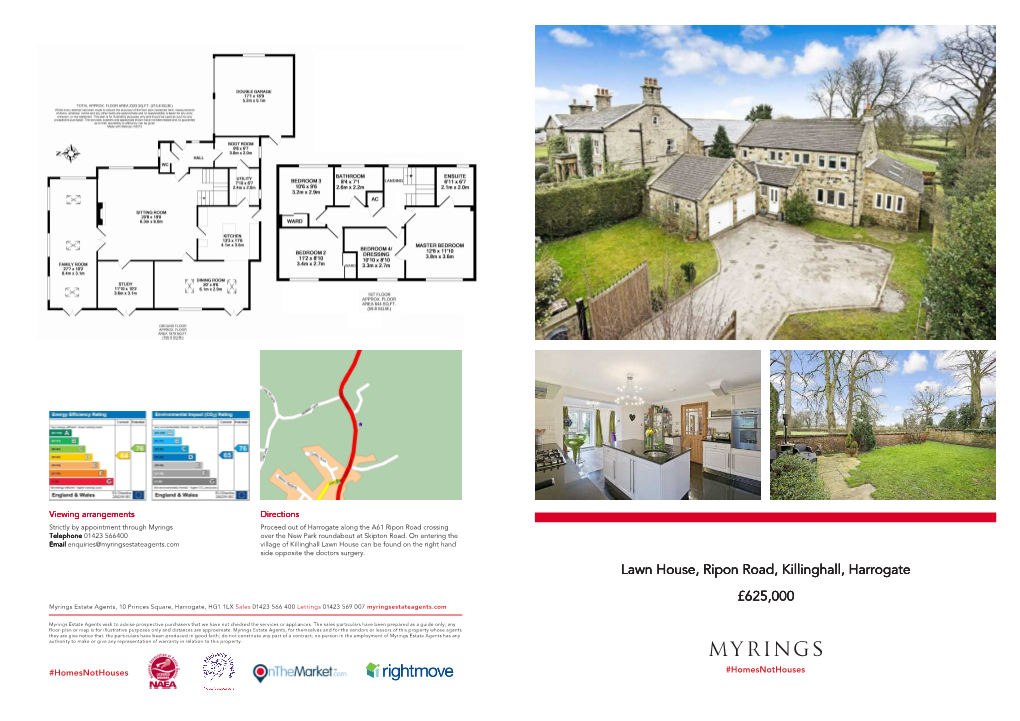 Lawn House, Ripon Road, Killinghall, Harrogate £625,000