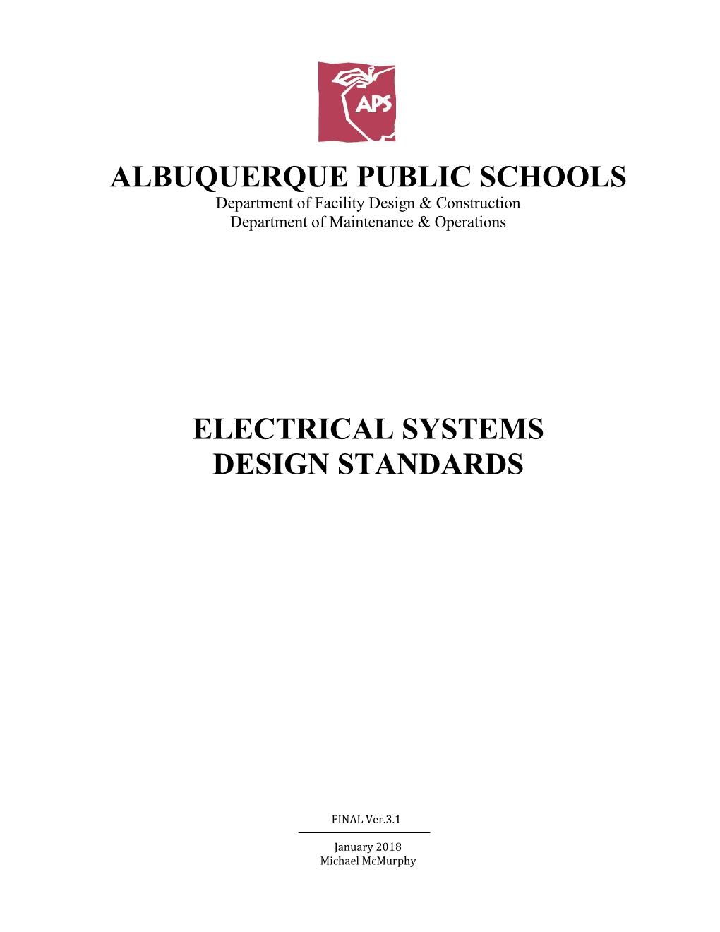 Electrical Systems Design Standards