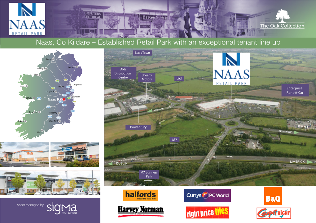 Naas, Co Kildare – Established Retail Park with an Exceptional Tenant Line Up