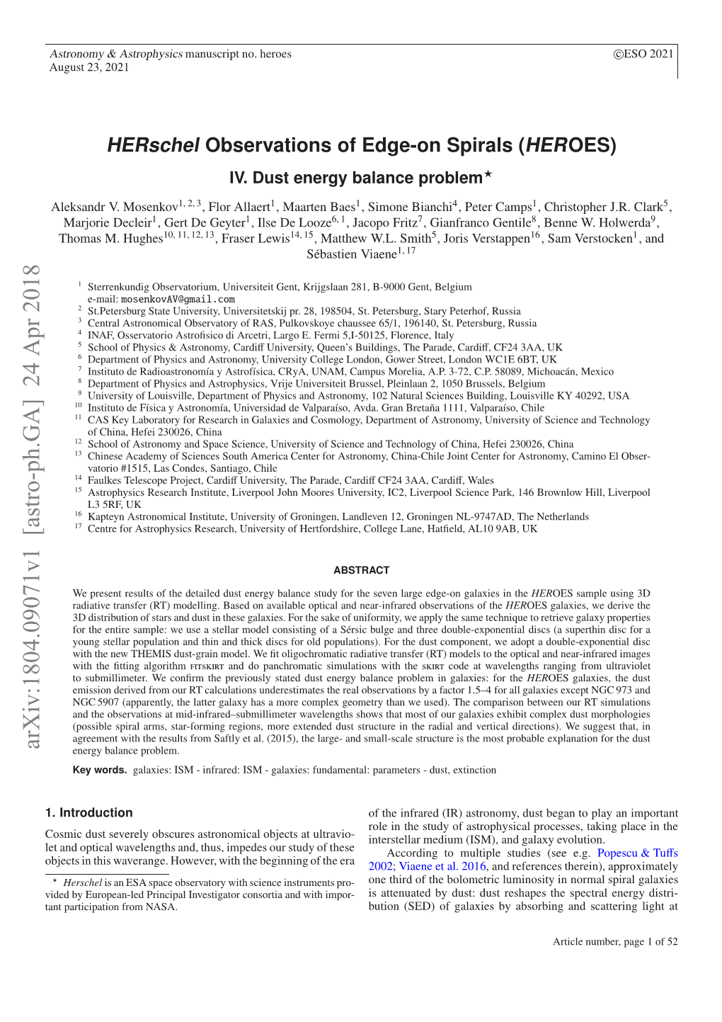 Herschel Observations of Edge-On Spirals (HEROES). IV. Dust Energy