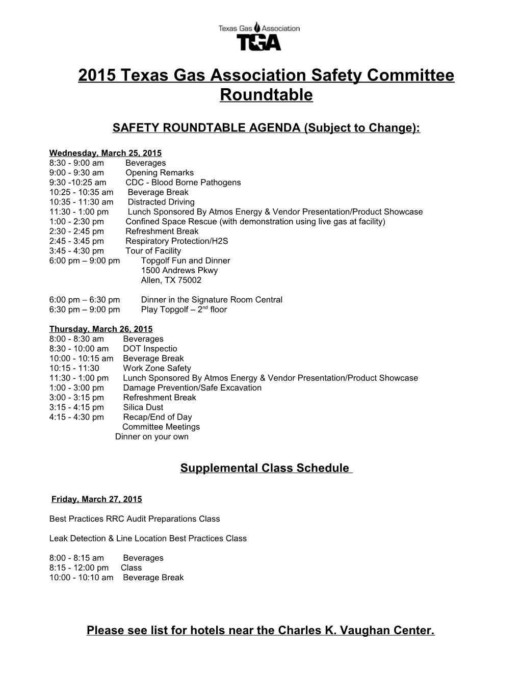 2010 Texas Gas Association Transmission Committee Roundtable s1