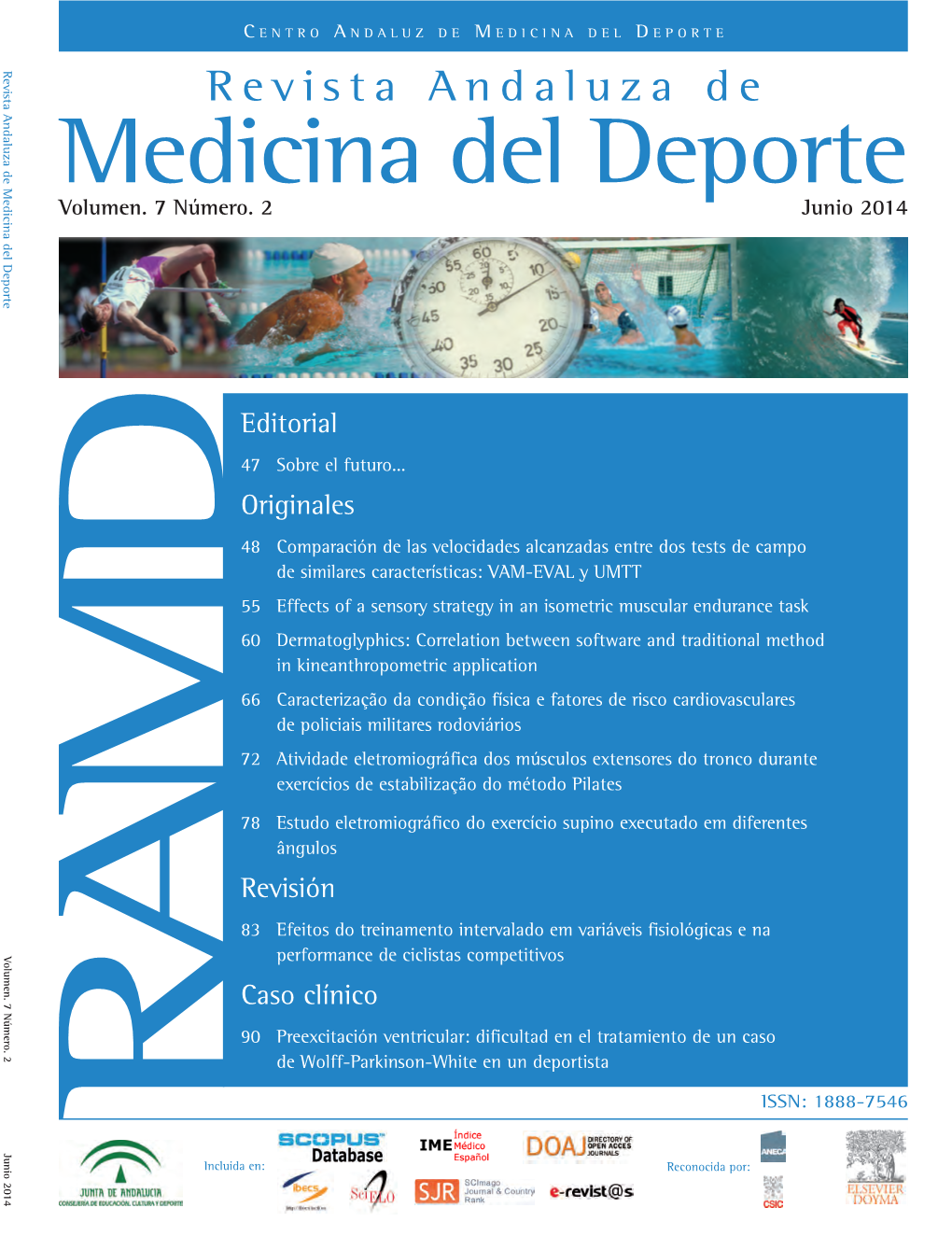 Medicina Del Deporte Revista Andaluza De Medicina Del Deporte Volumen