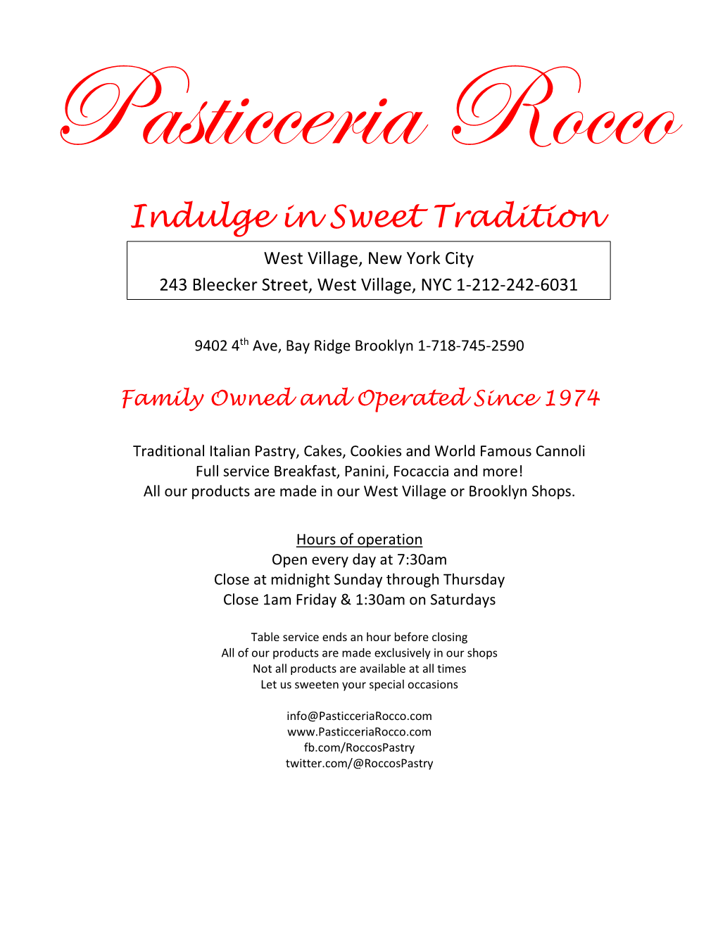 Pasticceria Rocco