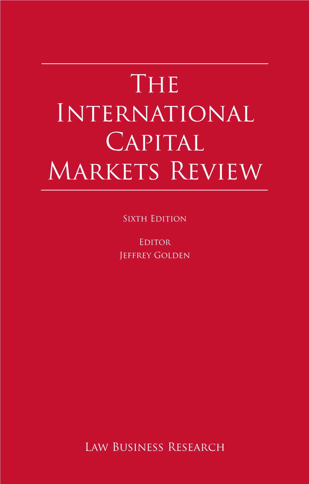 The International Capital Markets Review