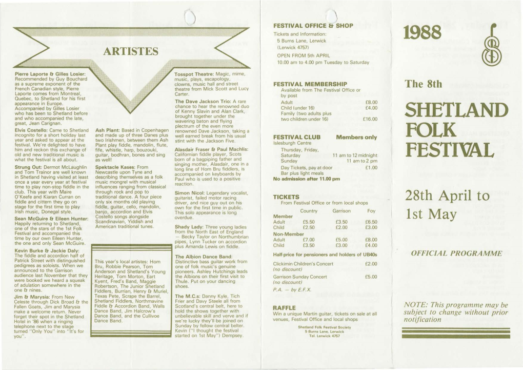 Official Programme