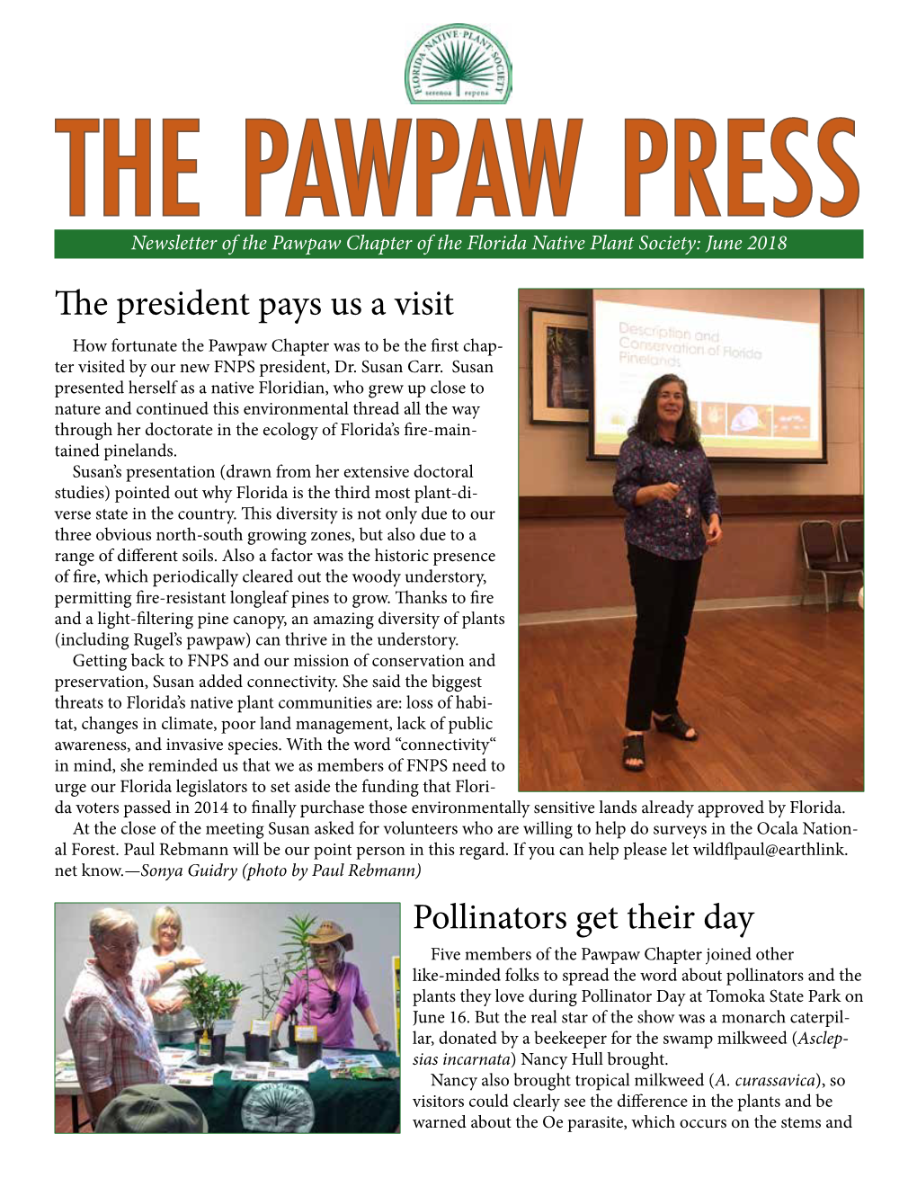 2018 June Pawpaw Press