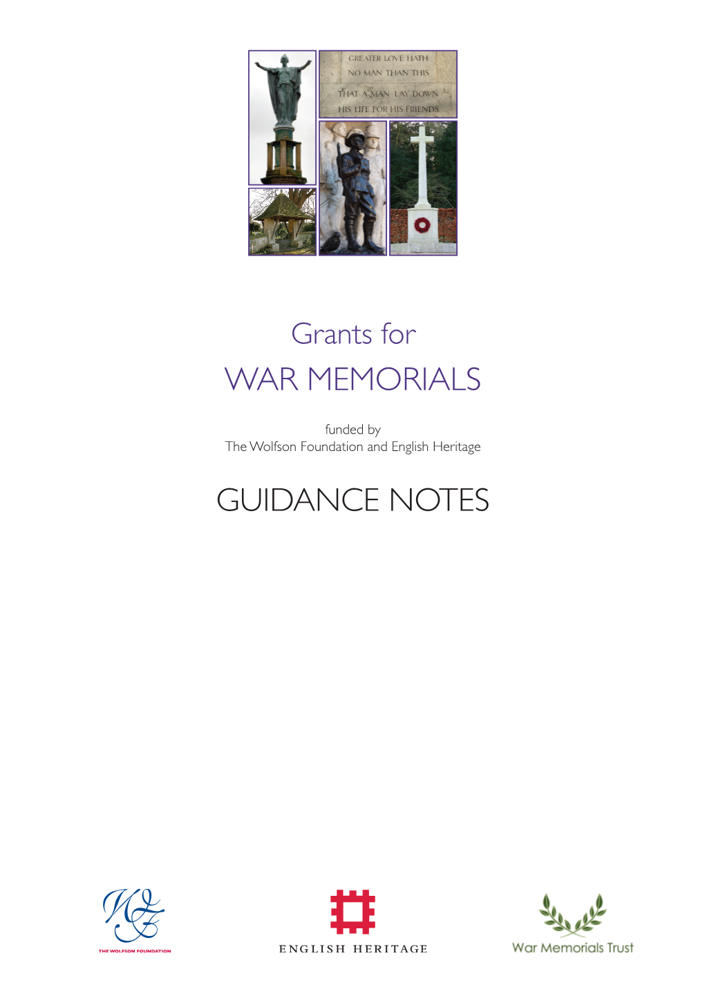 War Memorials Guidance Notes