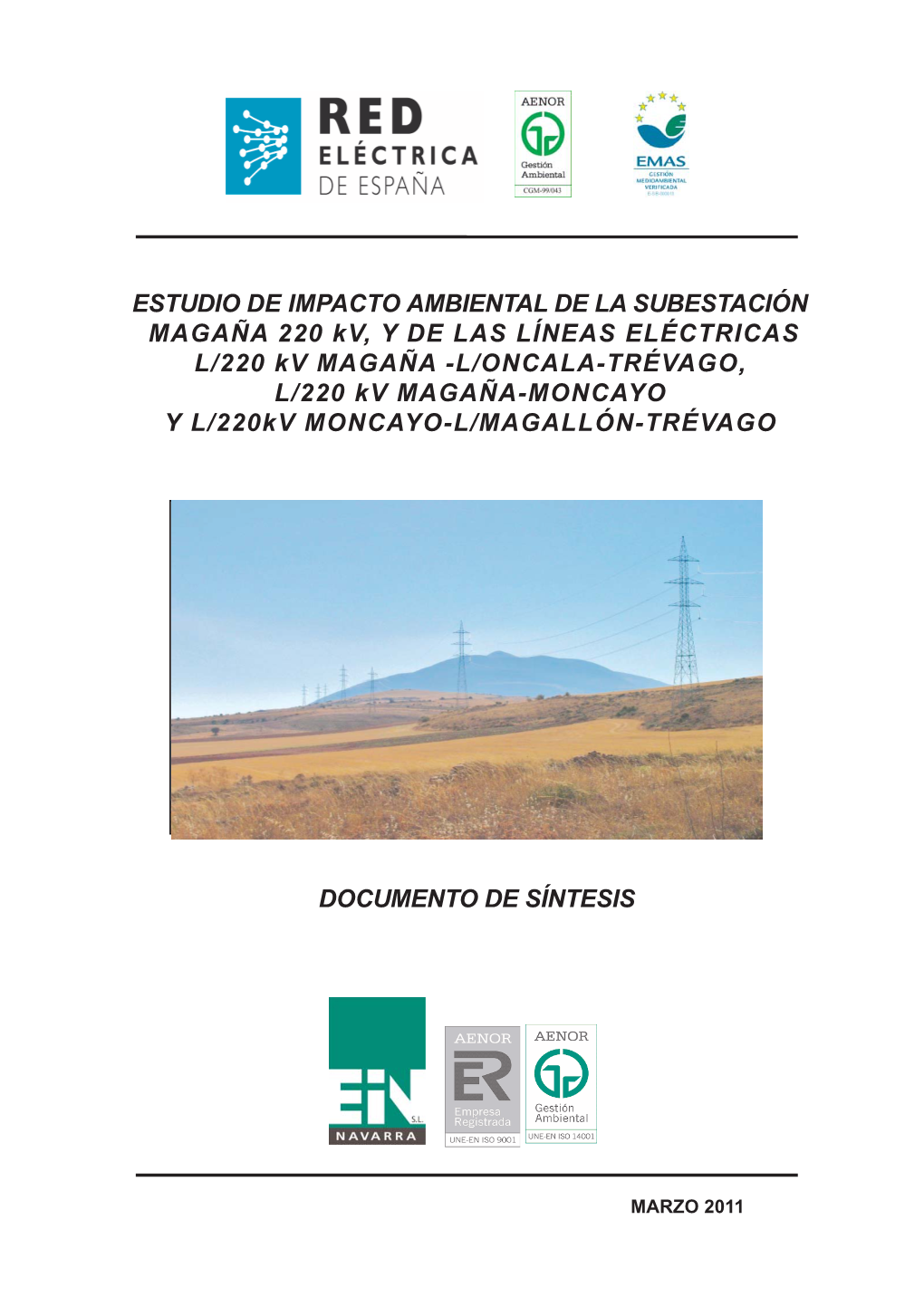 Documento De Síntesis Estudio De Impacto