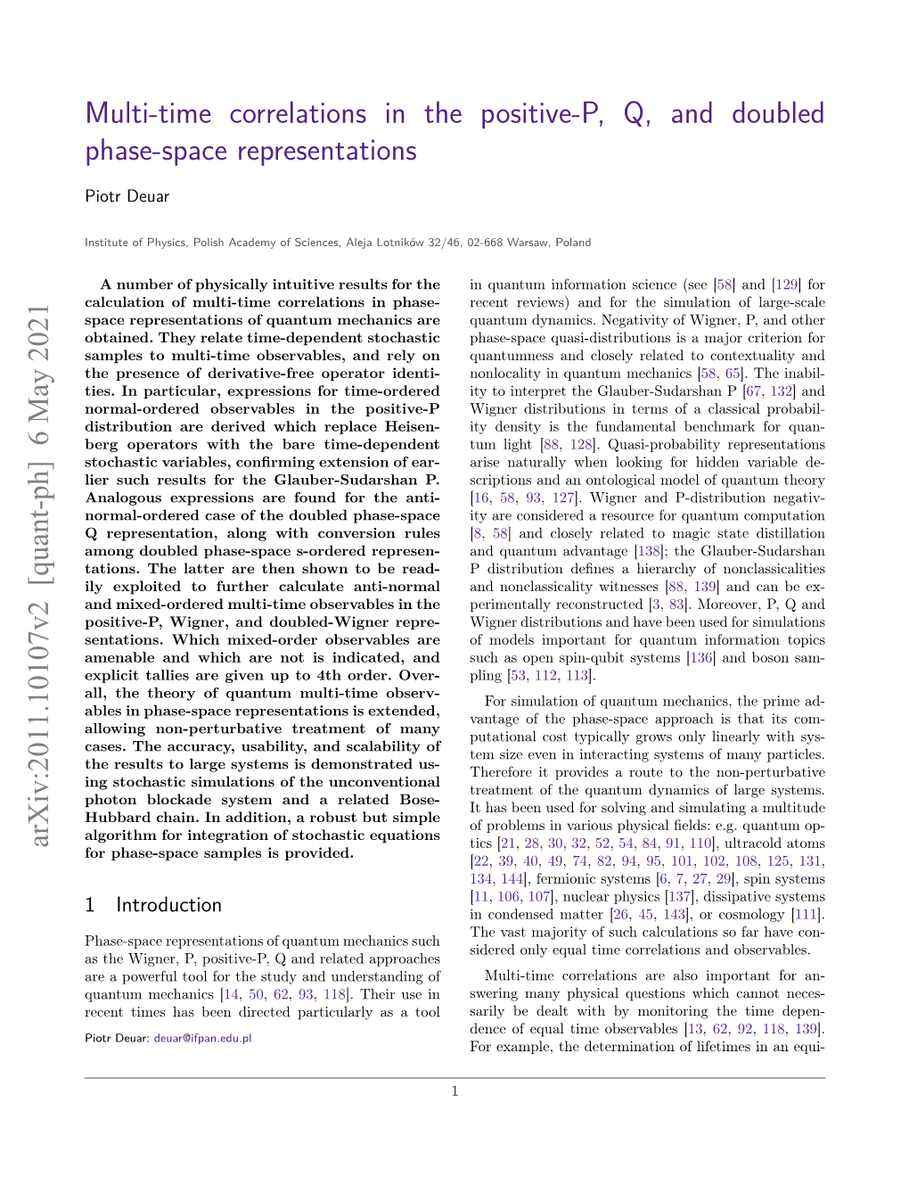 Multi-Time Correlations in the Positive-P, Q, and Doubled Phase-Space Representations