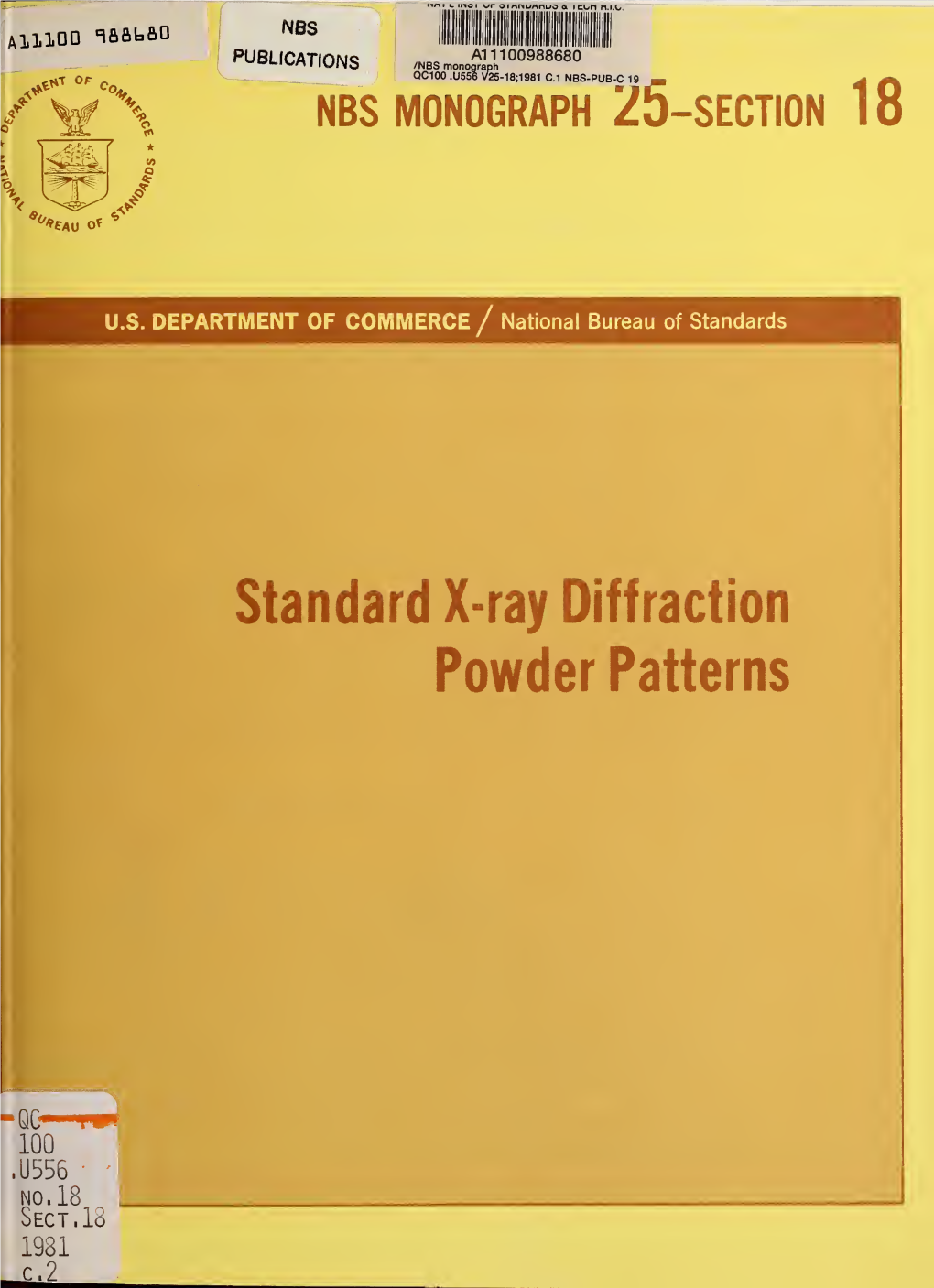 Standard X-Ray Diffraction Powder Patterns