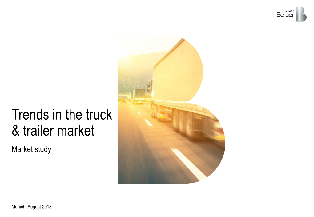 Trends in the Truck & Trailer Market